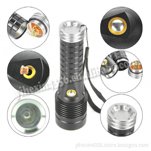 New Model Boruit EFL0881 Rechargeable LED Tactical Flashlight